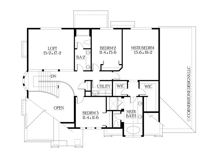 2nd Floor Plan, 035H-0023