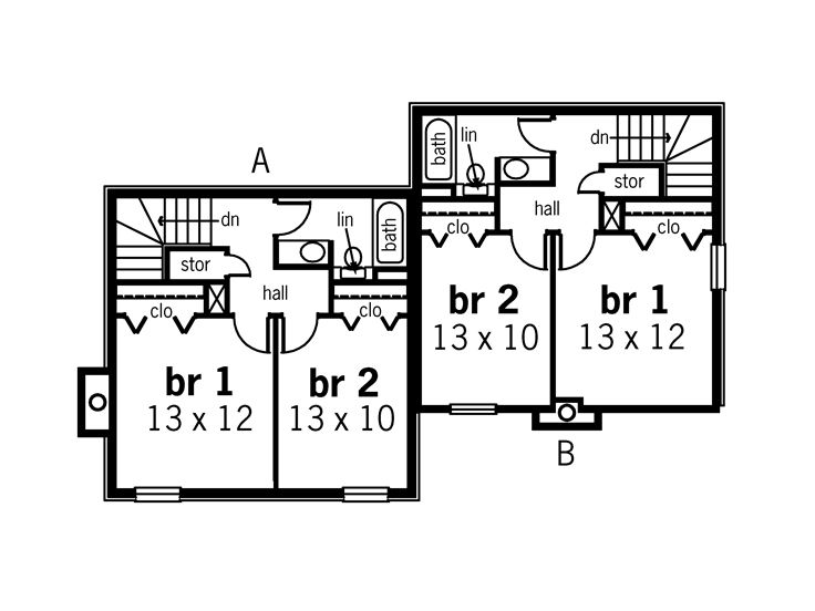 2nd Floor Plan, 021M-0004