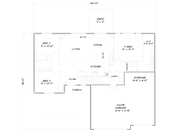 Floor Plan, 083H-0016