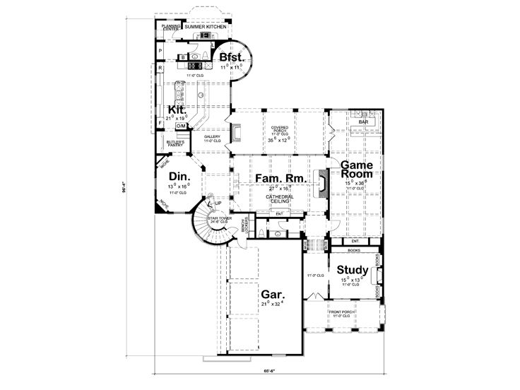 1st Floor Plan, 031H-0235