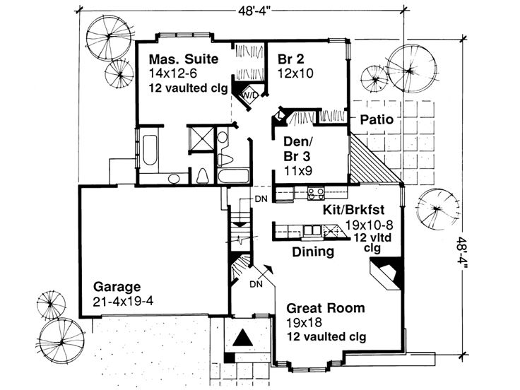 Floor Plan, 022H-0006