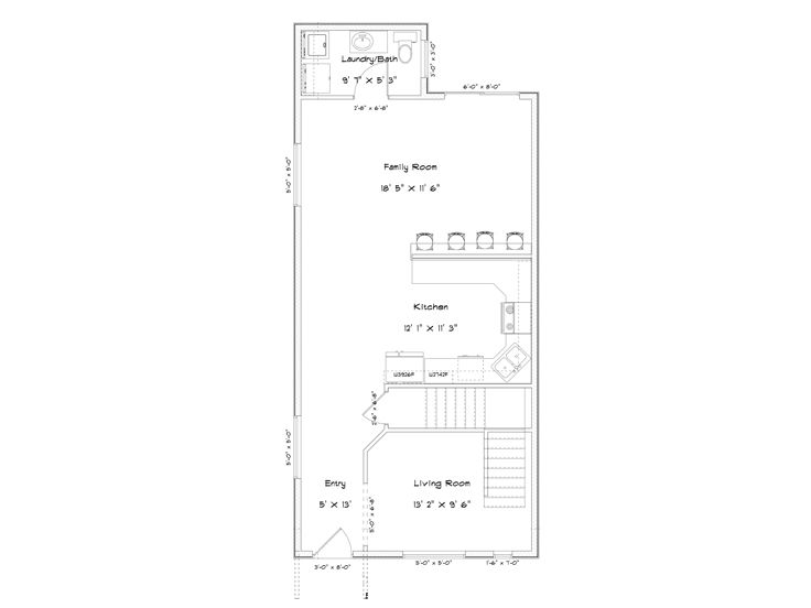 1st Floor Plan, 065H-0055