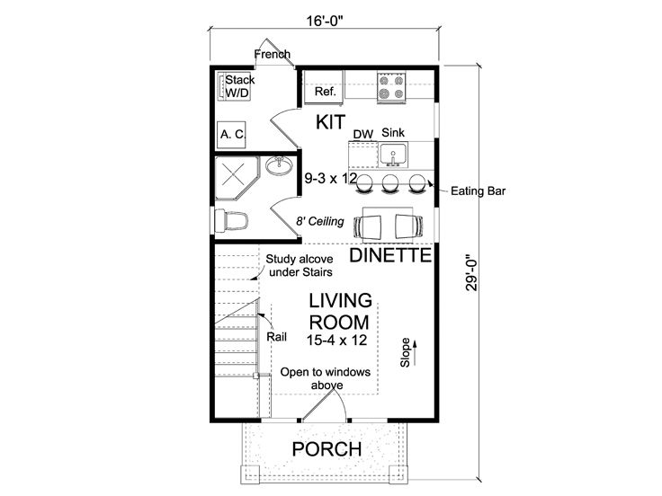 1st Floor Plan, 059H-0219