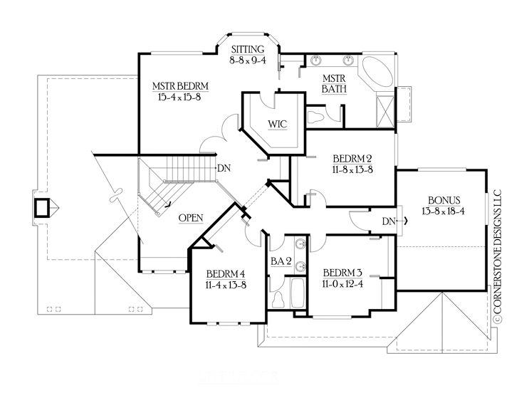 2nd Floor Plan, 035H-0024