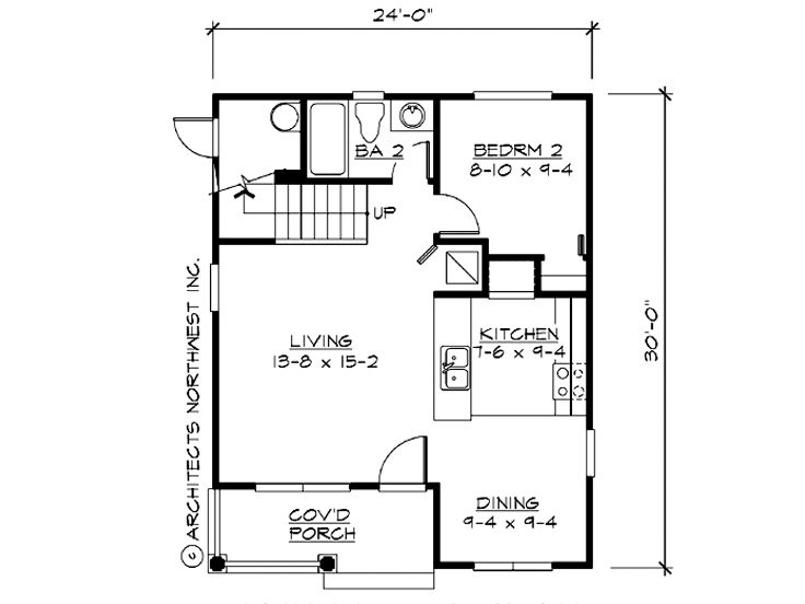 1st Floor Plan, 035H-0051