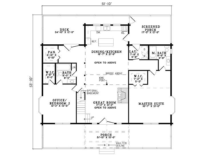 1st Floor Plan, 025L-0040