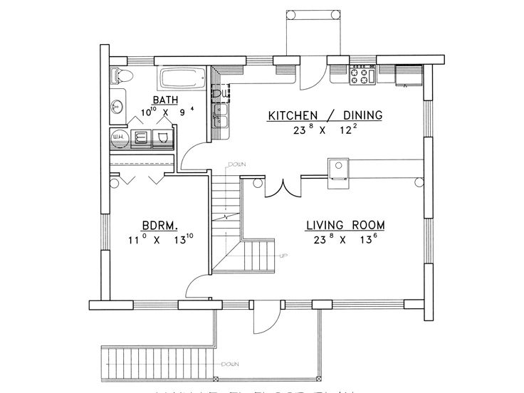 1st Floor Plan, 012L-0033