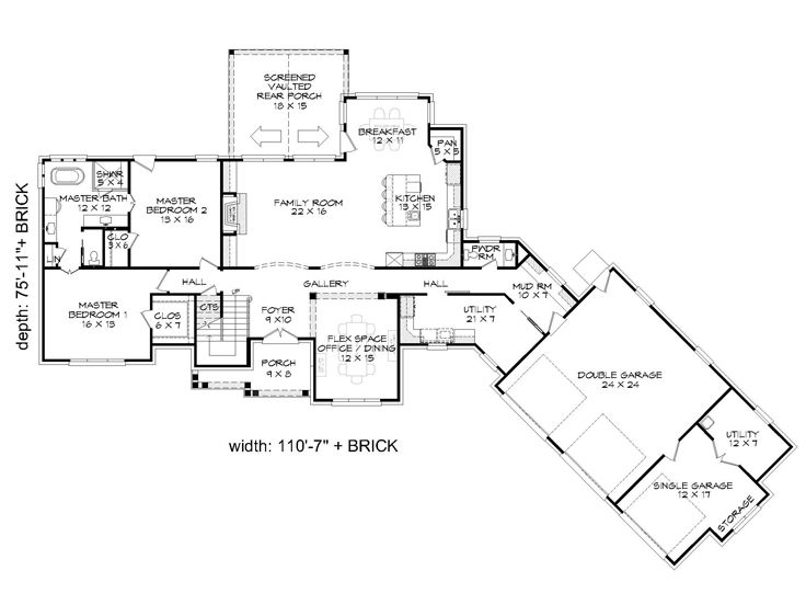 1st Floor Plan, 062H-0269