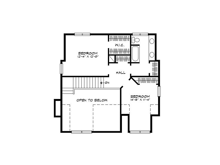 2nd Floor Plan, 008H-0013