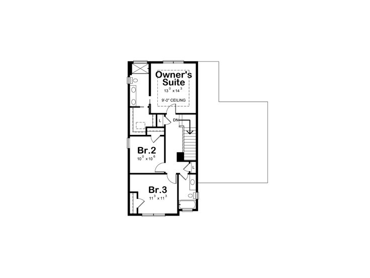 2nd Floor Plan, 031H-0359