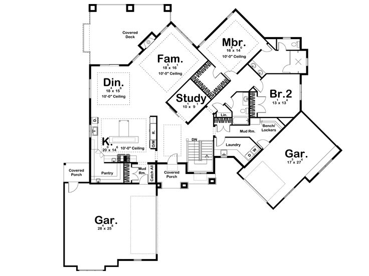 Floor Plan, 050H-0164