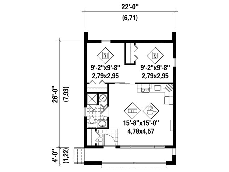 Floor Plan, 072H-0186