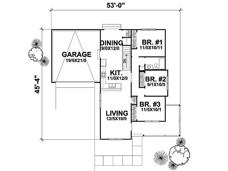 Floor Plan, 016H-0059
