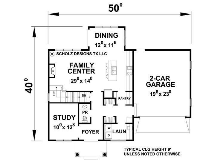 1st Floor Plan, 031H-0266