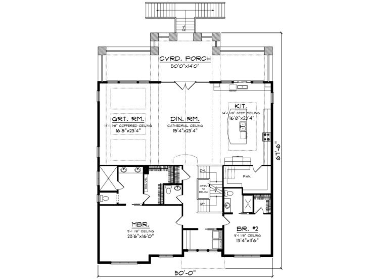 1st Floor Plan, 020H-0456