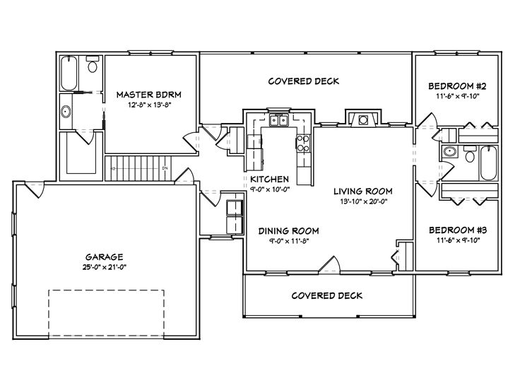 Floor Plan, 048H-0012