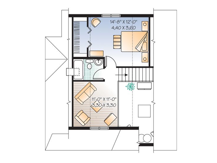 2nd Floor Plan, 027H-0085