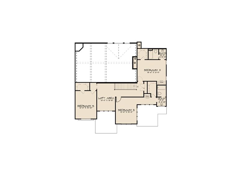 2nd Floor Plan, 075H-0021