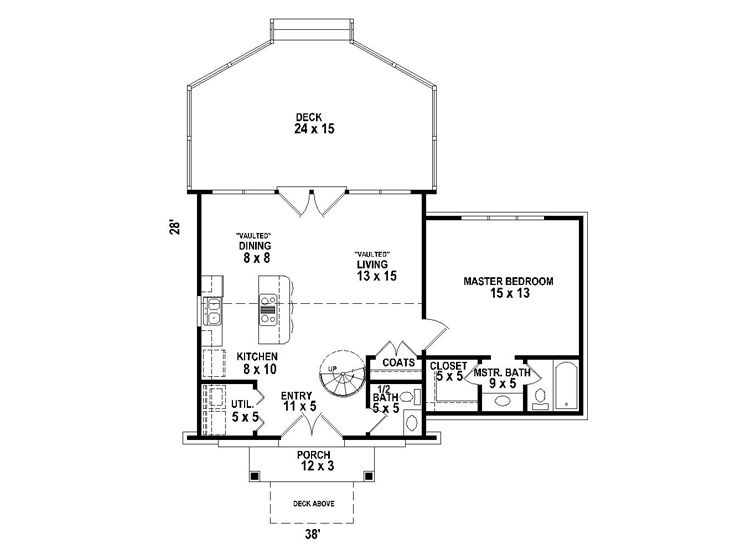 1st Floor Plan, 006H-0140