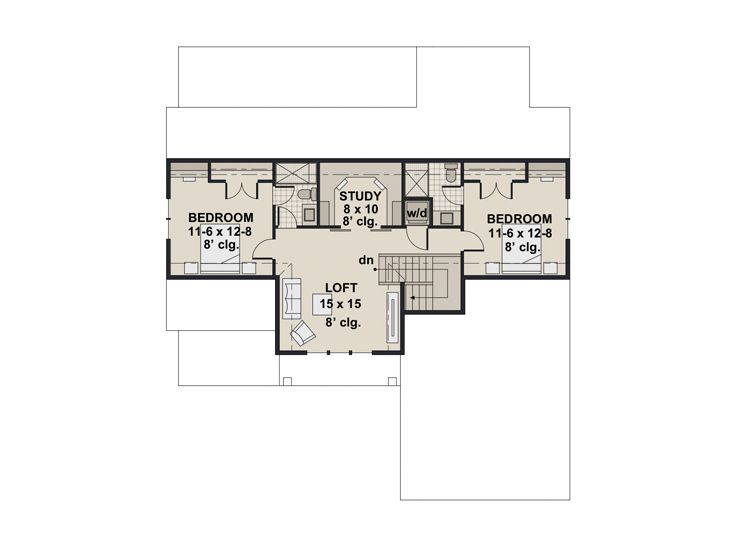 2nd Floor Plan, 023H-0212
