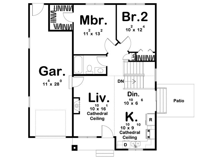 Floor Plan, 050H-0151