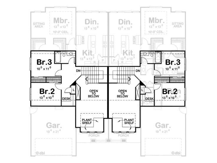 2nd Floor Plan, 031M-0036