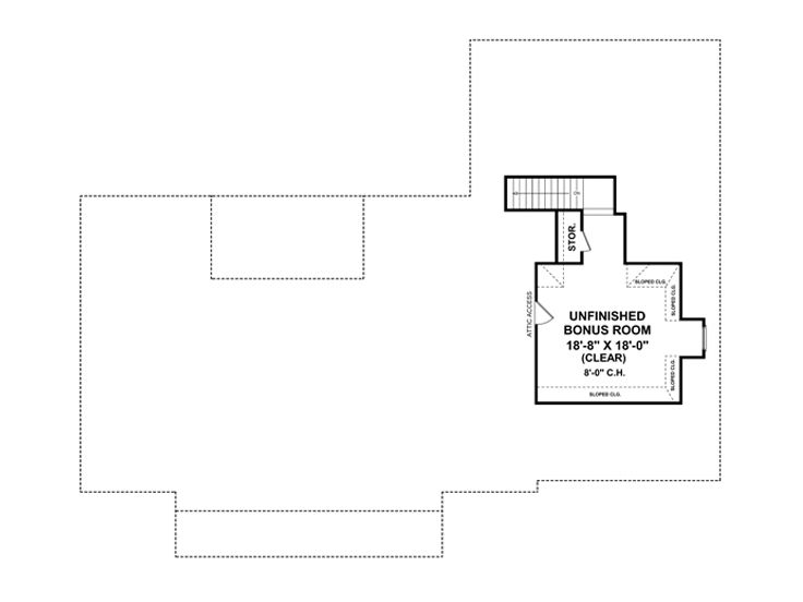 2nd Floor Plan, 001H-0116