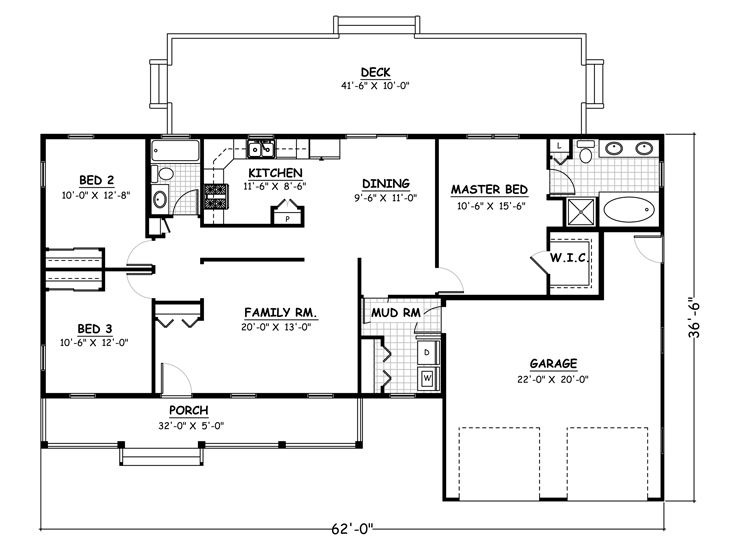 Floor Plan, 078H-0034