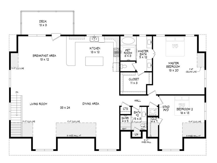 2nd Floor Plan, 062G-0279