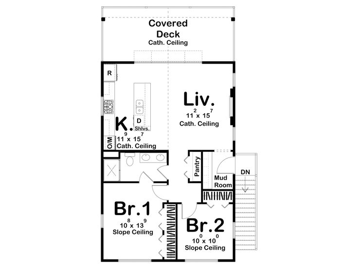 2nd Floor Plan, 050G-0152