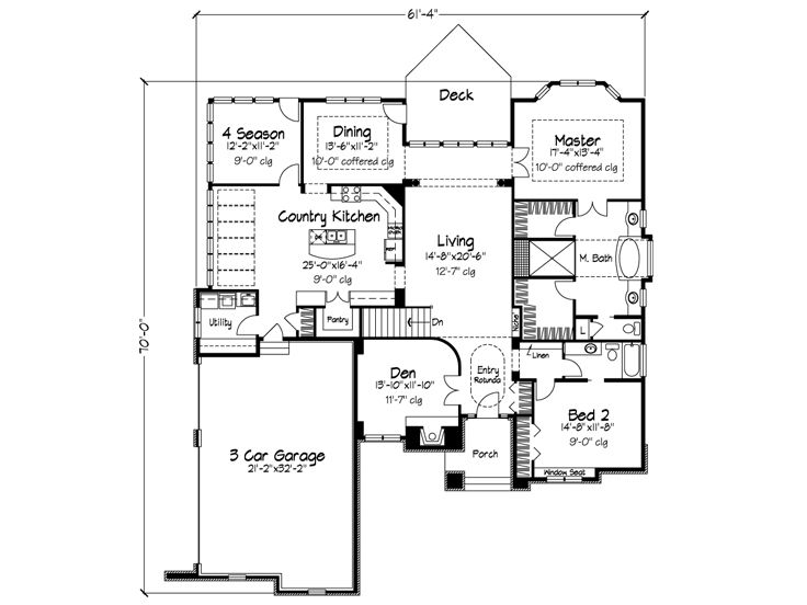 Floor Plan, 022H-0032