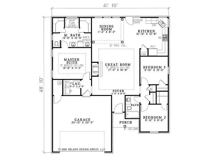 Floor Plan, 025H-0080