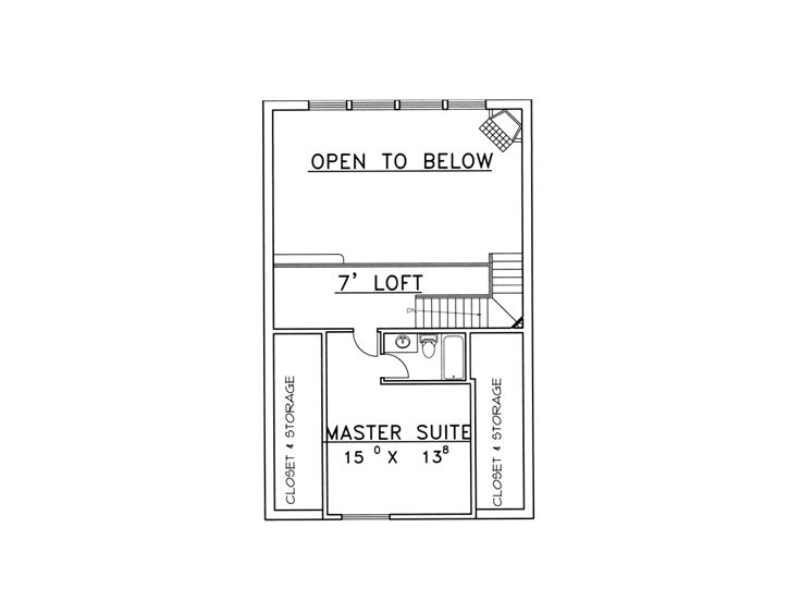 2nd Floor Plan, 012H-0083