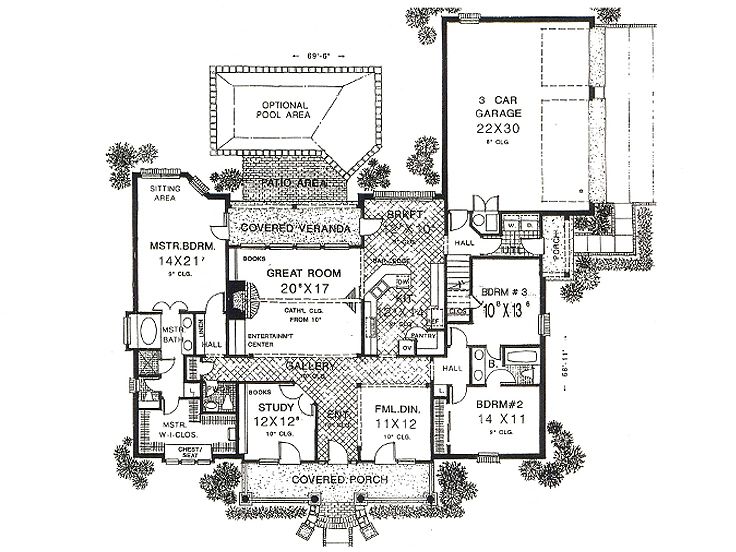 1st Floor Plan, 002H-0016