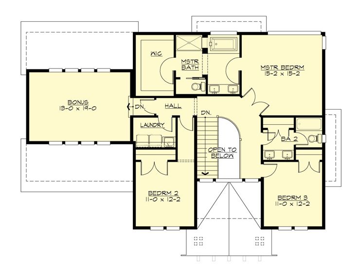 2nd Floor Plan, 035H-0118