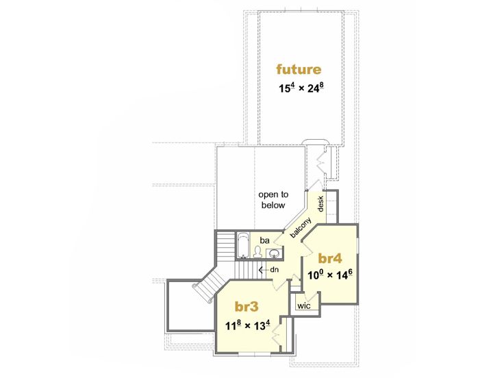2nd Floor Plan, 061H-0079
