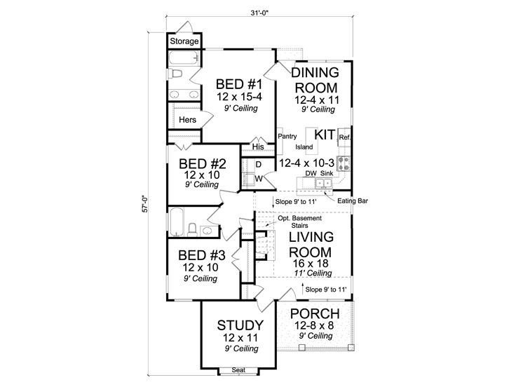 Floor Plan, 059H-0179