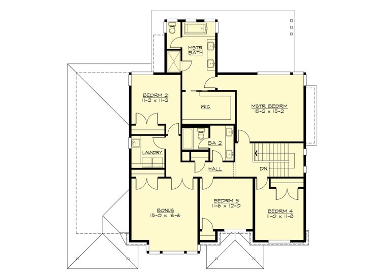 2nd Floor Plan, 035H-0124