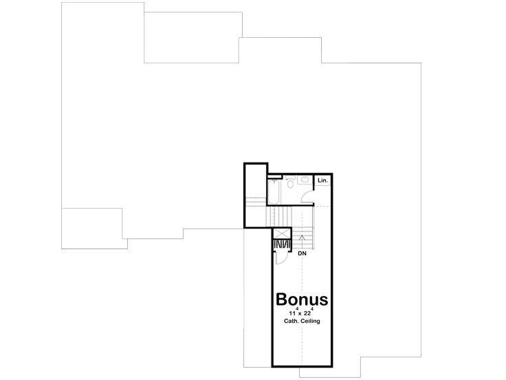 2nd Floor Plan, 050H-0364