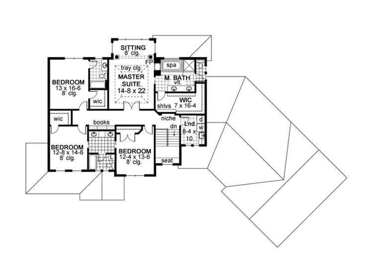 2nd Floor Plan, 023H-0181