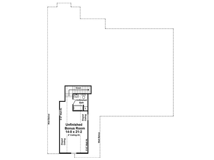 2nd Floor Plan, 001H-0243