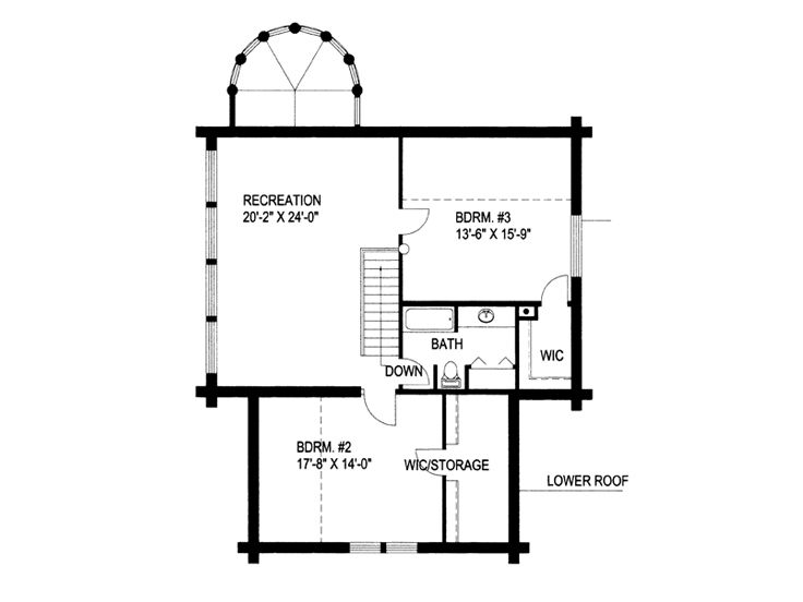 2nd Floor Plan, 012L-0052