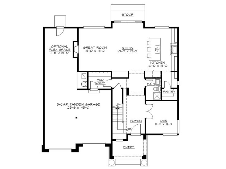 1st Floor Plan, 035H-0131