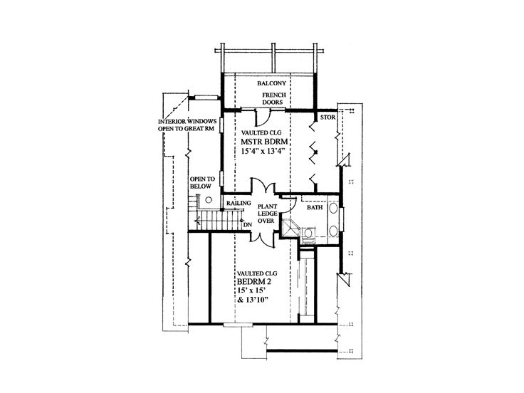 2nd Floor Plan, 010H-0022