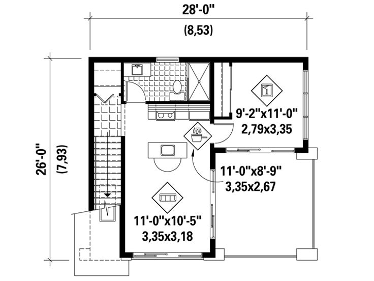 2nd Floor Plan, 072G-0034