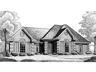 Traditional House Plan, 054H-0108
