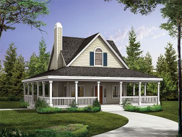 Country House Plan, 057H-0040