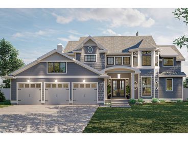 Two-Story House Plan, 050H-0425