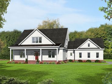 Two-Story Country House, 062H-0195
