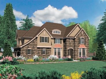 Two-Story House Plan, 034H-0349